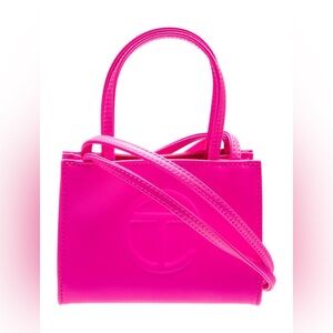 Telfar Hot Pink Small Shopping Bag